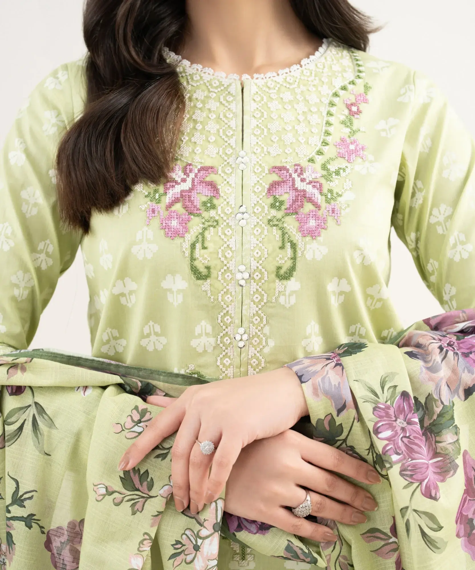 SAPPHIRE - EMBROIDERED SUIT — view 5