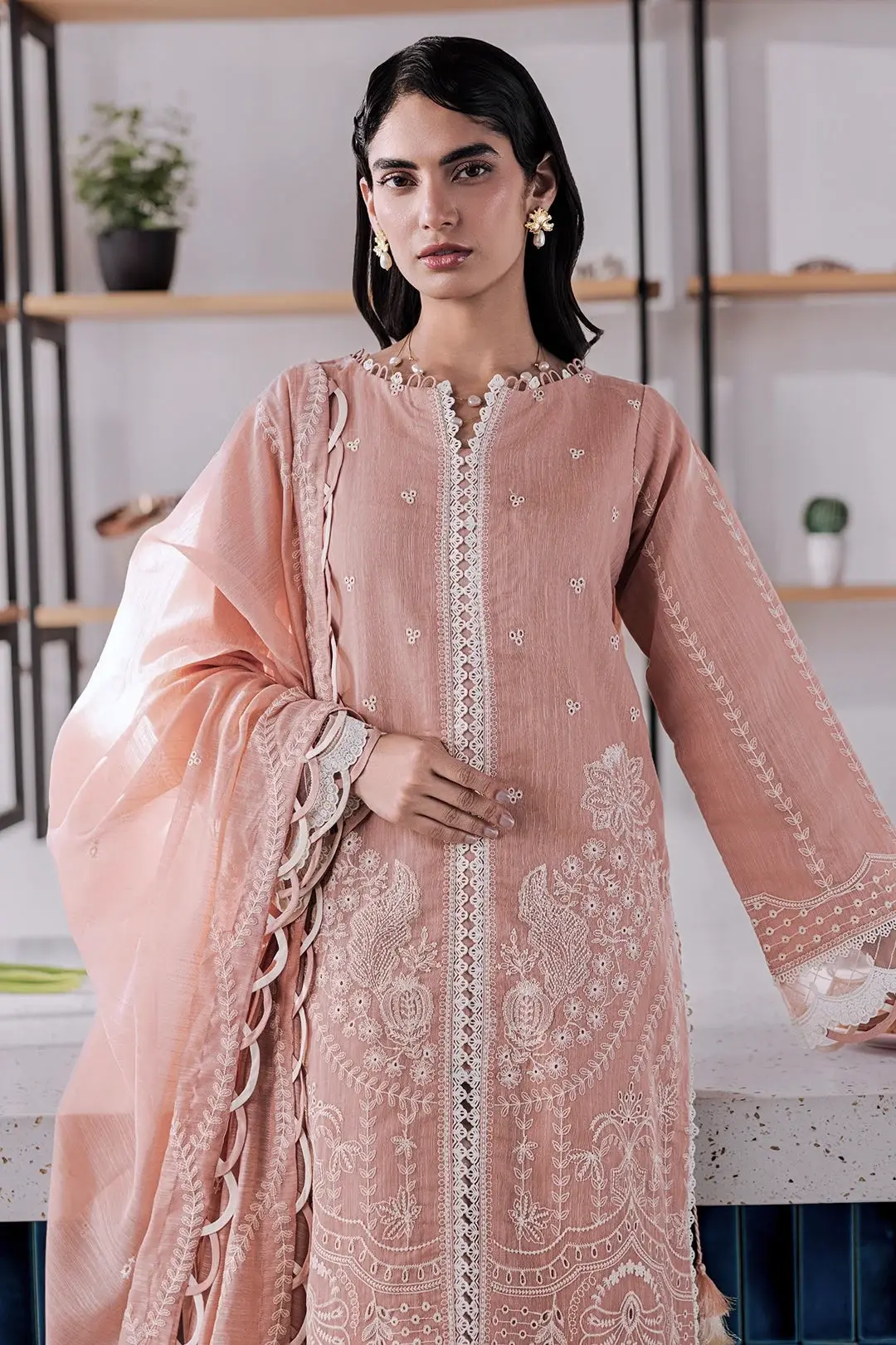 Zellbury 3 Piece Embroidered Lawn Suit