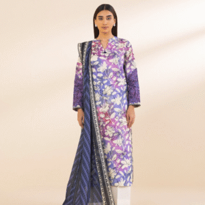SAPPHIRE | 3 PIECE - PRINTED COTTON SUIT